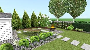 Vizualizácia záhradného projektu 48