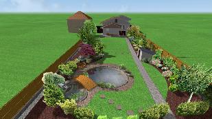 Vizualizácia záhradného projektu 2