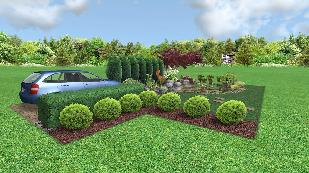 Vizualizácia záhradného projektu 42