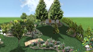 Vizualizácia záhradného projektu 21