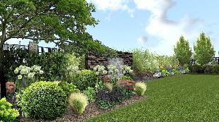 Vizualizácia záhradného projektu 28