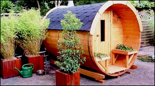 Záhradné sauny sudové